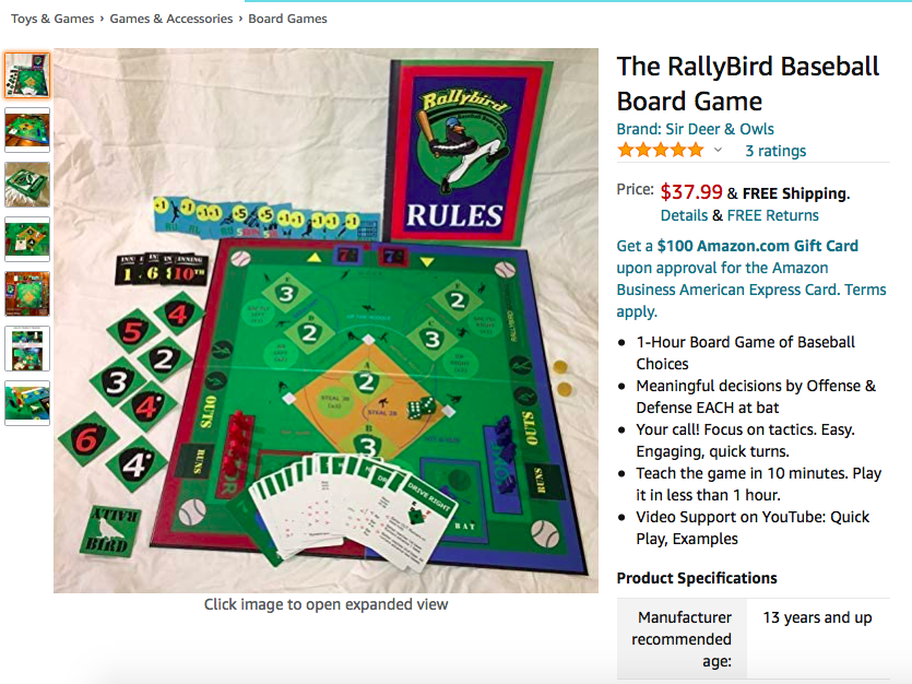 Where to Buy the #RallyBird #Baseball #BoardGame&nbsp;Today
